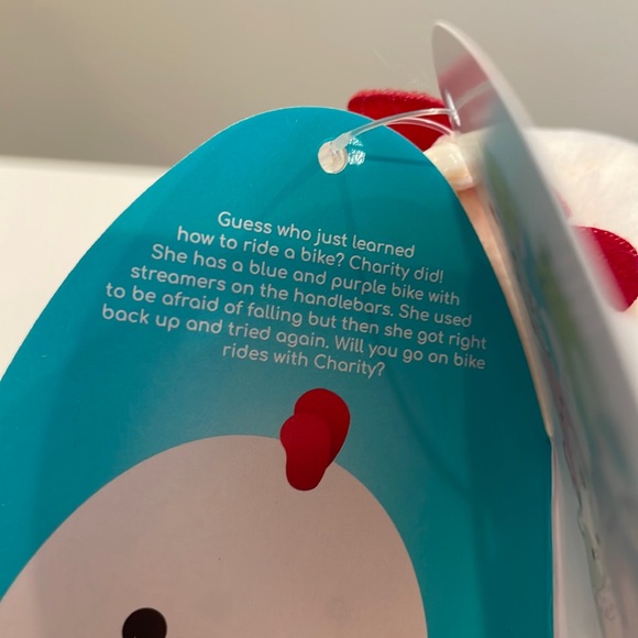 NWT 3.5” Charity the Chicken Squishmallow Clip - Picture 4 of 4